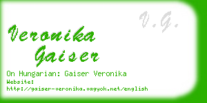 veronika gaiser business card